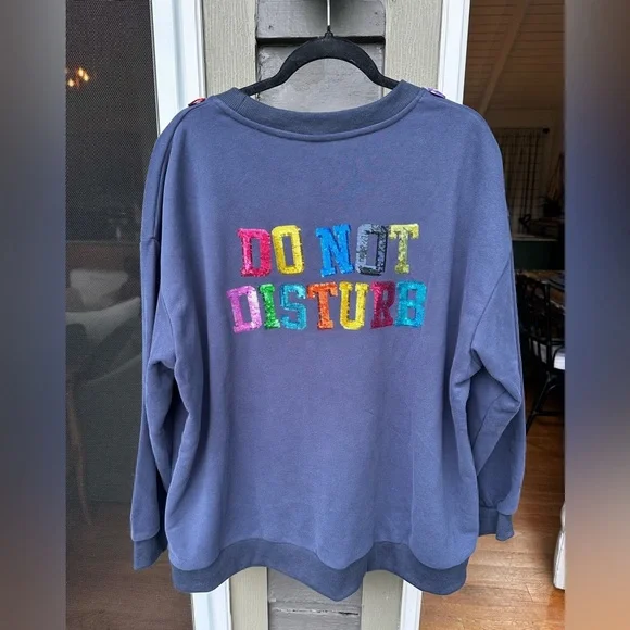 Queen of Sparkles Colorful 'Out of Office' Sweatshirt
